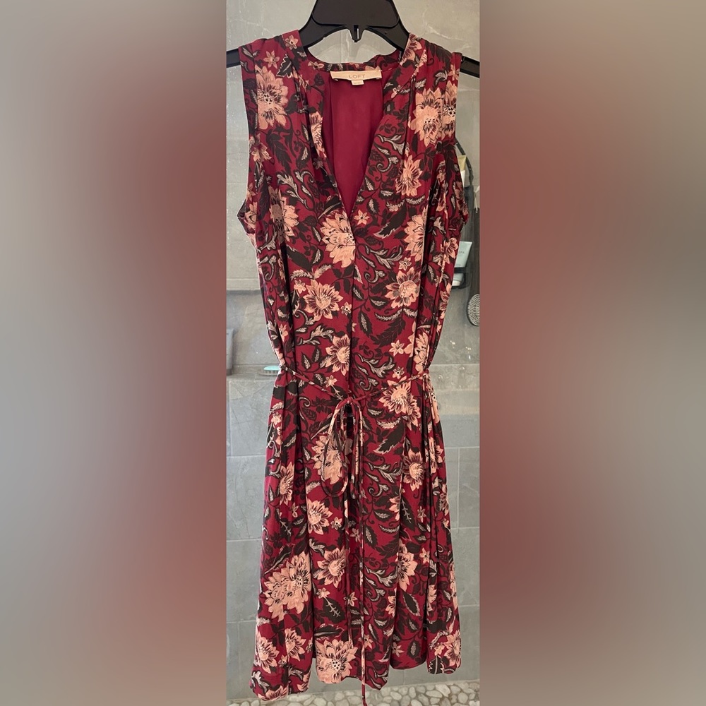 LOFT floral dress